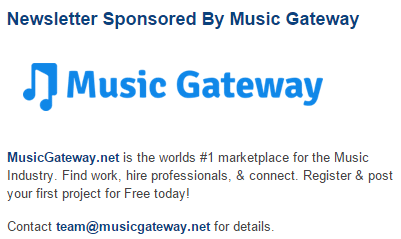 Newsletter Sponsorer