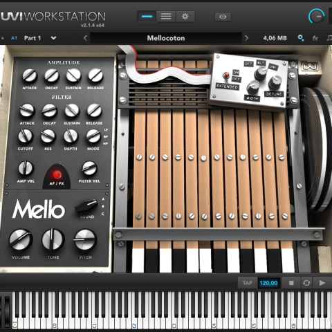 Mello UVI keyboard VST software